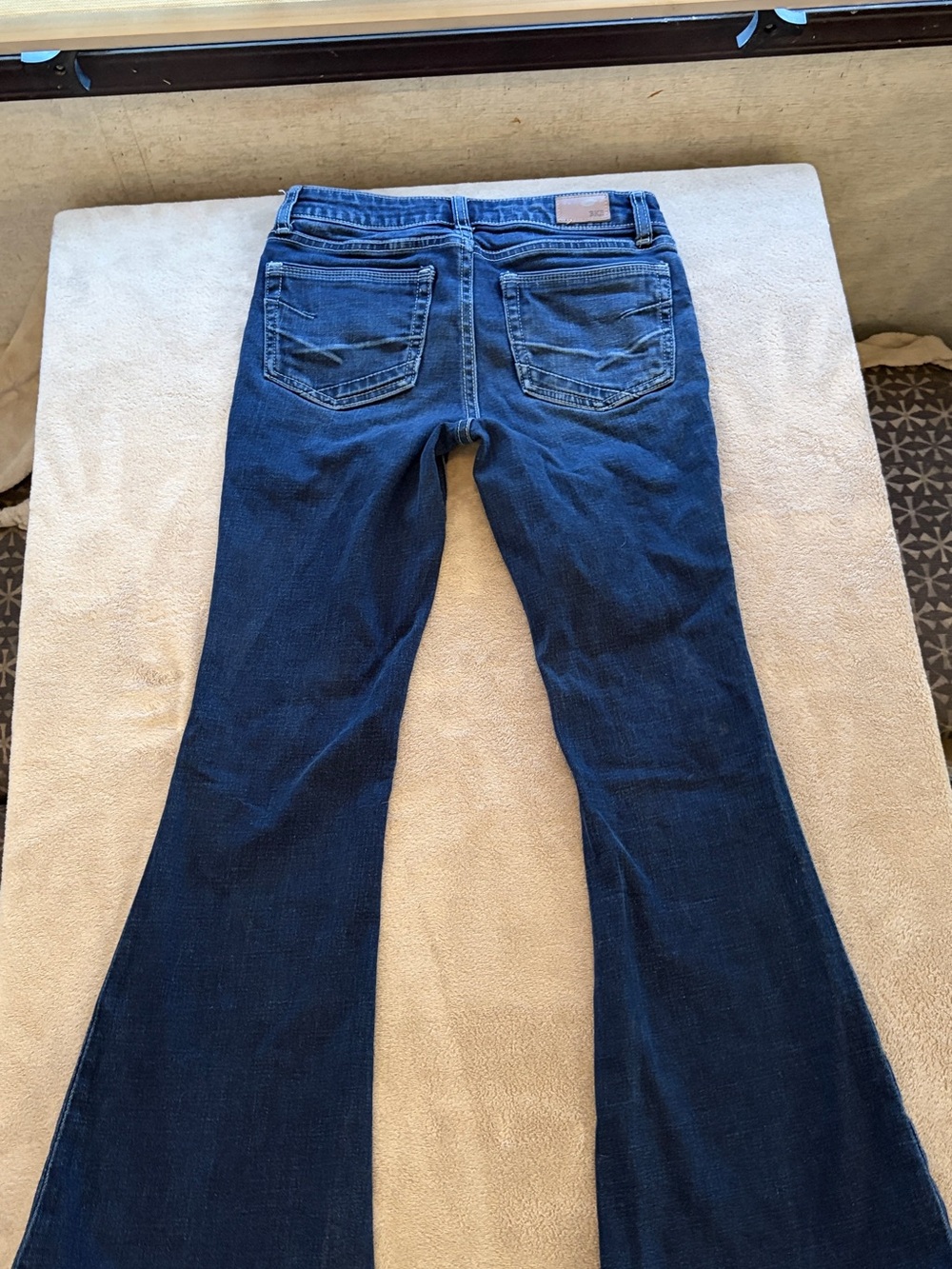 Buckle Kids Western Dark Blue Flared Jeans